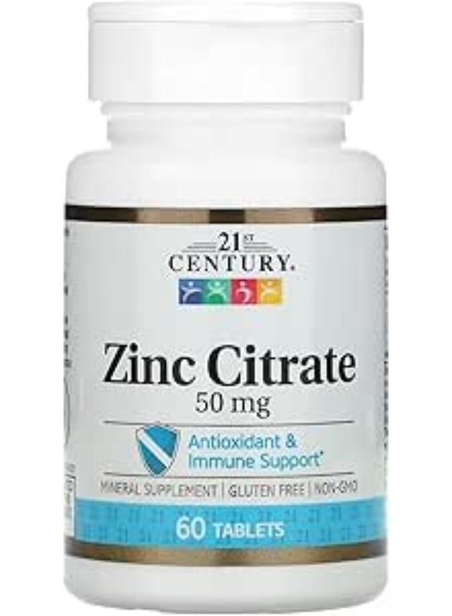 21 zinc citrate  50mg 60s